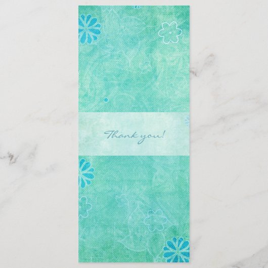 パッチワークグラフィティ結婚式 プログラム招待状 プログラム (裏面)