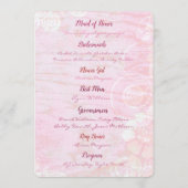 パッチワークグラフィティ結婚式 プログラム (裏面)