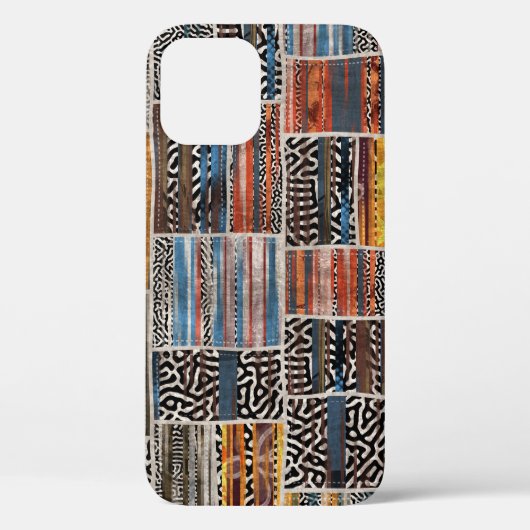 パッチワークコラージュ：キルトパターンExvasanza Case-Mate iPhoneケース (裏面)