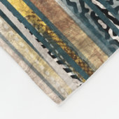 パッチワークコラージュ：混合キルトパターン。 フリースブランケット (角)