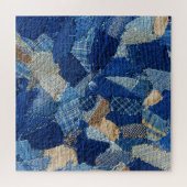 パッチワークシック：ファブリックパターンおもしろい ジグソーパズル (横)