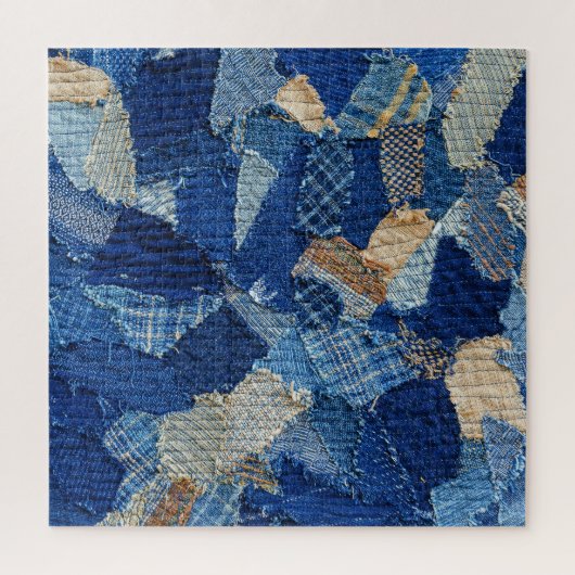 パッチワークシック：ファブリックパターンおもしろい ジグソーパズル (縦)