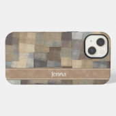 パッチワークスクエア iPhoneケース (裏面横)