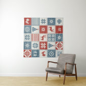 パッチワークスタイル。伝統的  タペストリー (インサイチュ(横))