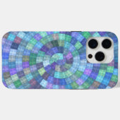 パッチワークスパイラルキルトiphoneタフ Case-Mate iPhoneケース (裏面 (横))