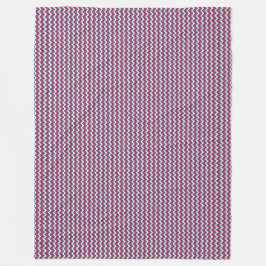 パッチワークスロベニア国旗のパターン フリースブランケット