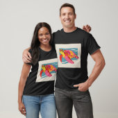 パッチワークタートル ギフト Tシャツ (ユニセックス)