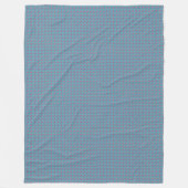 パッチワークツバル国旗のパターン フリースブランケット (正面)