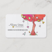 パッチワークツリープロフェッショナルキルティング 名刺 (正面)