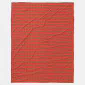 パッチワークティモール国旗のパターン フリースブランケット (正面)