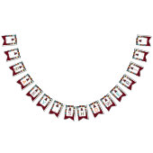 パッチワークテディベア赤ちゃんシャワー バンティングフラッグ (全)