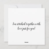 パッチワークハイランドカウバレンタイン シーズンカード (裏面)