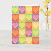 パッチワークハートマザーズのデイカード カード (黄色い花)