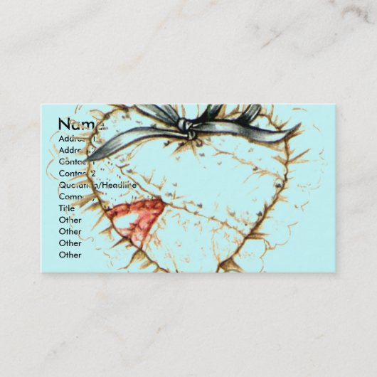 パッチワークハート、 名刺 (正面)