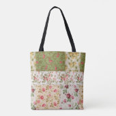 パッチワークバラカスタムモノグラム トートバッグ (裏面)