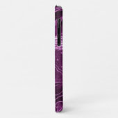 パッチワークパターン、パッチワーク背景、紫 Case-Mate iPhoneケース (裏面/左)