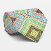 パッチワークフォークレトロ装飾用デコ黄色毛 ネクタイ (ロール)