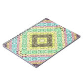 パッチワークフォークレトロ装飾用デコ黄色毛 ノートブック (左側)