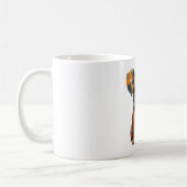 パッチワークフランスのブルドッグマグ コーヒーマグカップ (左)