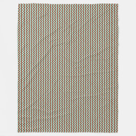 パッチワークブルガリア国旗のパターン フリースブランケット