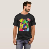 パッチワークブルドッグ Tシャツ (正面フル)