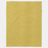 パッチワークブルネイ国旗のパターン フリースブランケット (正面)