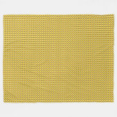 パッチワークブルネイ国旗のパターン フリースブランケット (正面(横))