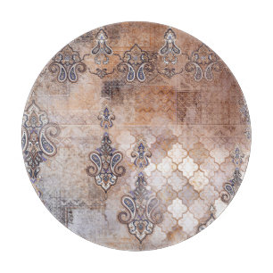 パッチワークペイズリー:クラシックヴィンテージプリント カッティングボード