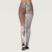 パッチワークペイズリー:クラシックヴィンテージプリント レギンス (裏面)