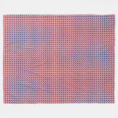 パッチワークマレーシア国旗のパターン フリースブランケット (正面(横))