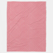 パッチワークモナコ国旗のパターン フリースブランケット (正面)