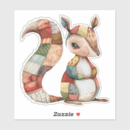 パッチワークリスのシール シール