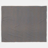 パッチワーク南アフリカ国旗のパターン フリースブランケット (正面(横))