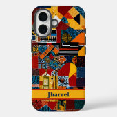 パッチワーク古いアフリカ系アメリカ人男性誕生日ギフト Case-Mate iPhoneケース (裏面)