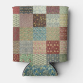 パッチワーク座標 缶クーラー (正面)