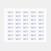 パッチワーク掛け布団裁縫機布 ラベル (シート)