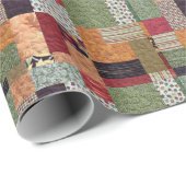 パッチワーク掛け布団 ラッピングペーパー (ロールコーナー)