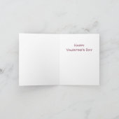 パッチワーク最大の私のハートバレンタイン カード (内部)