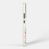 パッチワーク灯台海岸の花の情景 SAMSUNG GALAXYケース (右側面)