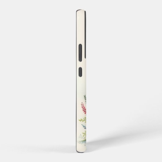 パッチワーク灯台海岸の花の情景 SAMSUNG GALAXYケース (右側面)