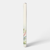 パッチワーク灯台海岸の花の情景 SAMSUNG GALAXYケース (左側面)
