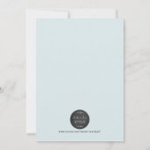 パッチワーク熱気球ベビーシャワー招待状 招待状 (裏面)