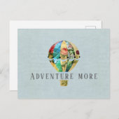 パッチワーク熱気球 ポストカード (正面/裏面)