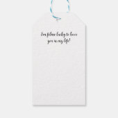 パッチワーク猫バレンタイン ギフトタグ (裏面)