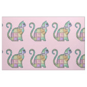 パッチワーク猫プリント布 ファブリック (ファットクウォーター)