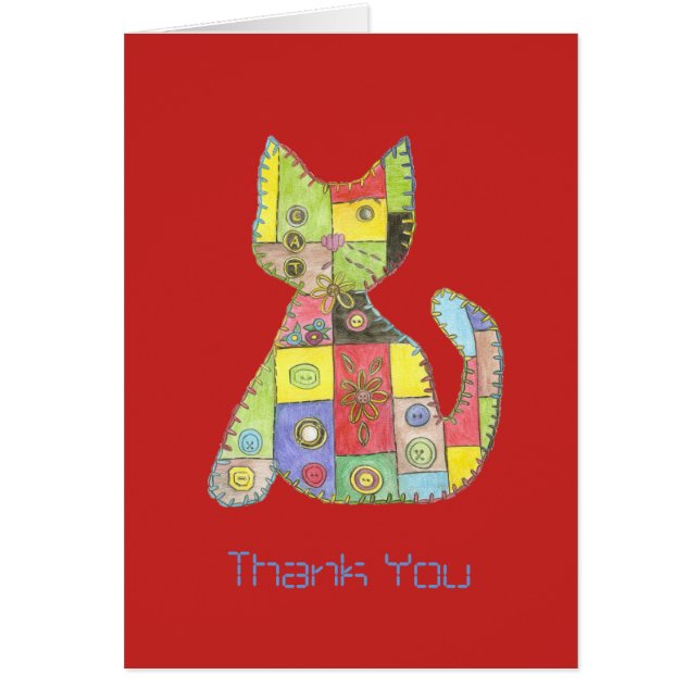 パッチワーク猫 (正面)