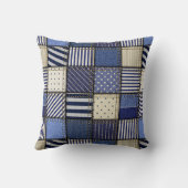 パッチワーク画像 クッション (裏面)