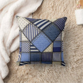 パッチワーク画像 クッション (ブランケット)