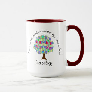 パッチワーク系図学 マグカップ