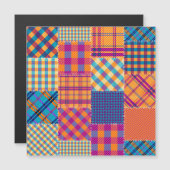 パッチワーク繊維：シームレスなヴィンテージパターン。 (正面/裏面)